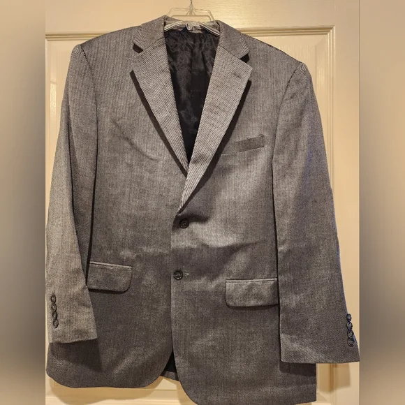 Stafford Charcoal Gray Blazer - Picture 1 of 7